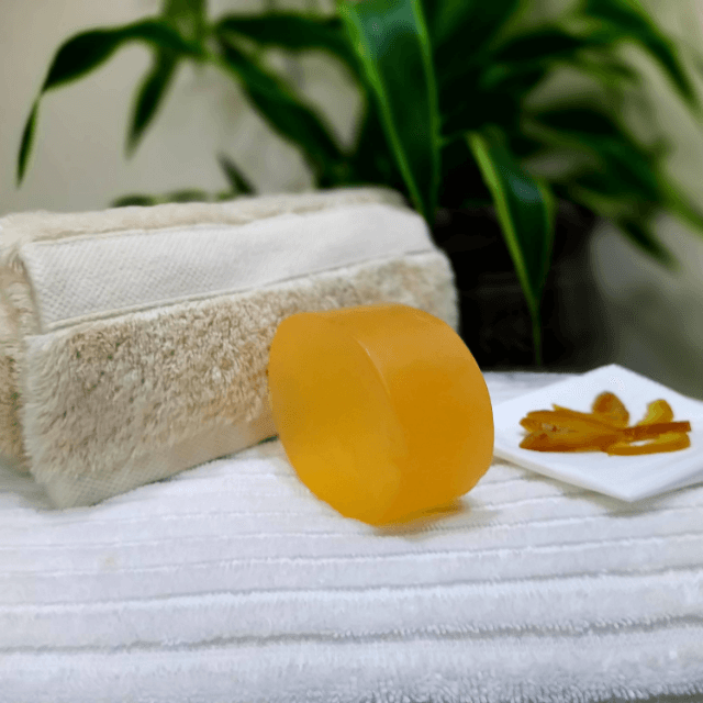 Natureza Simple Handmade Orange Fresh Transparent Soap 120g