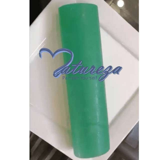 Transparent Melt N Pour Glycerin Soap Base green floral 1kg