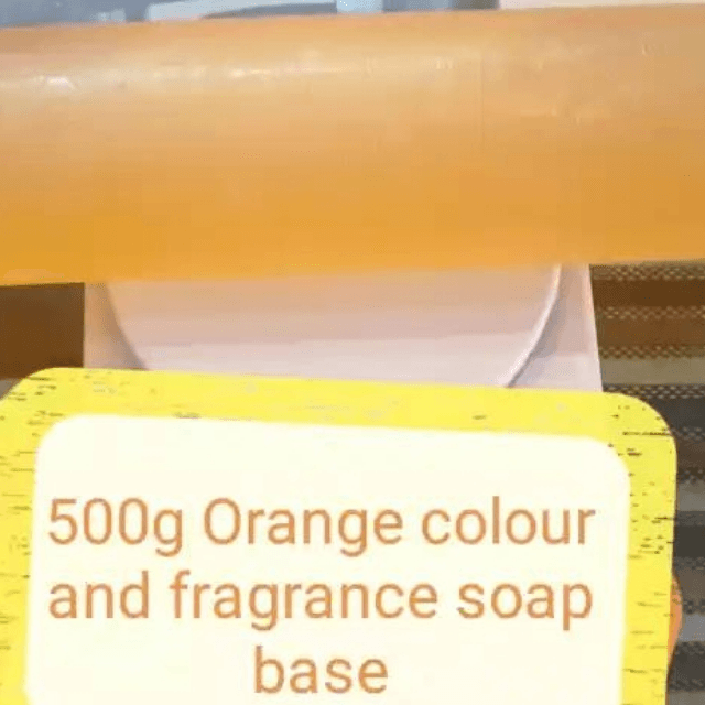 Organic Glycerine Soap Base Transparent Orange 500g
